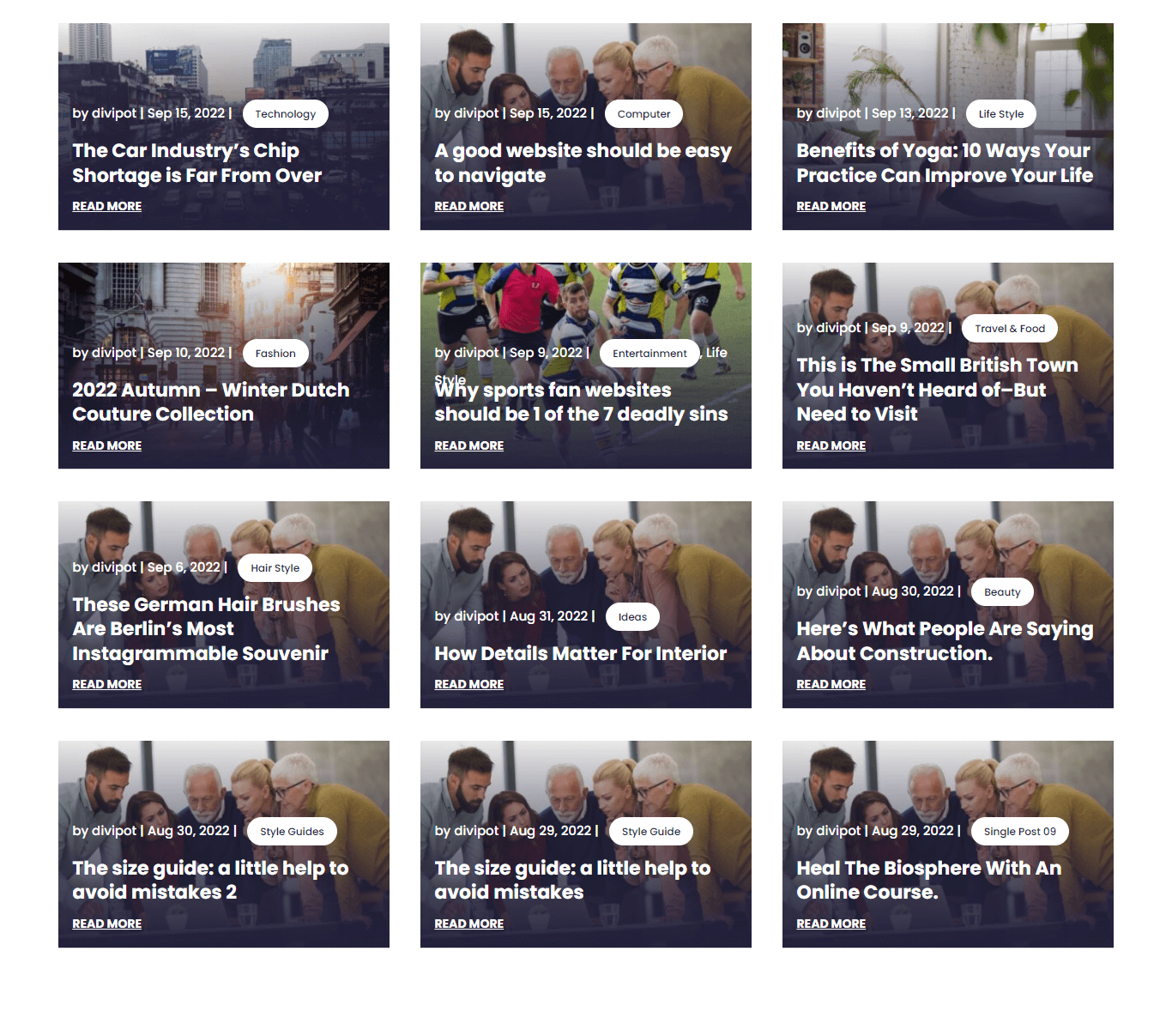 Divi Blog Module Layout Pack含42款Divi博客布局模块1.2 - 图片7